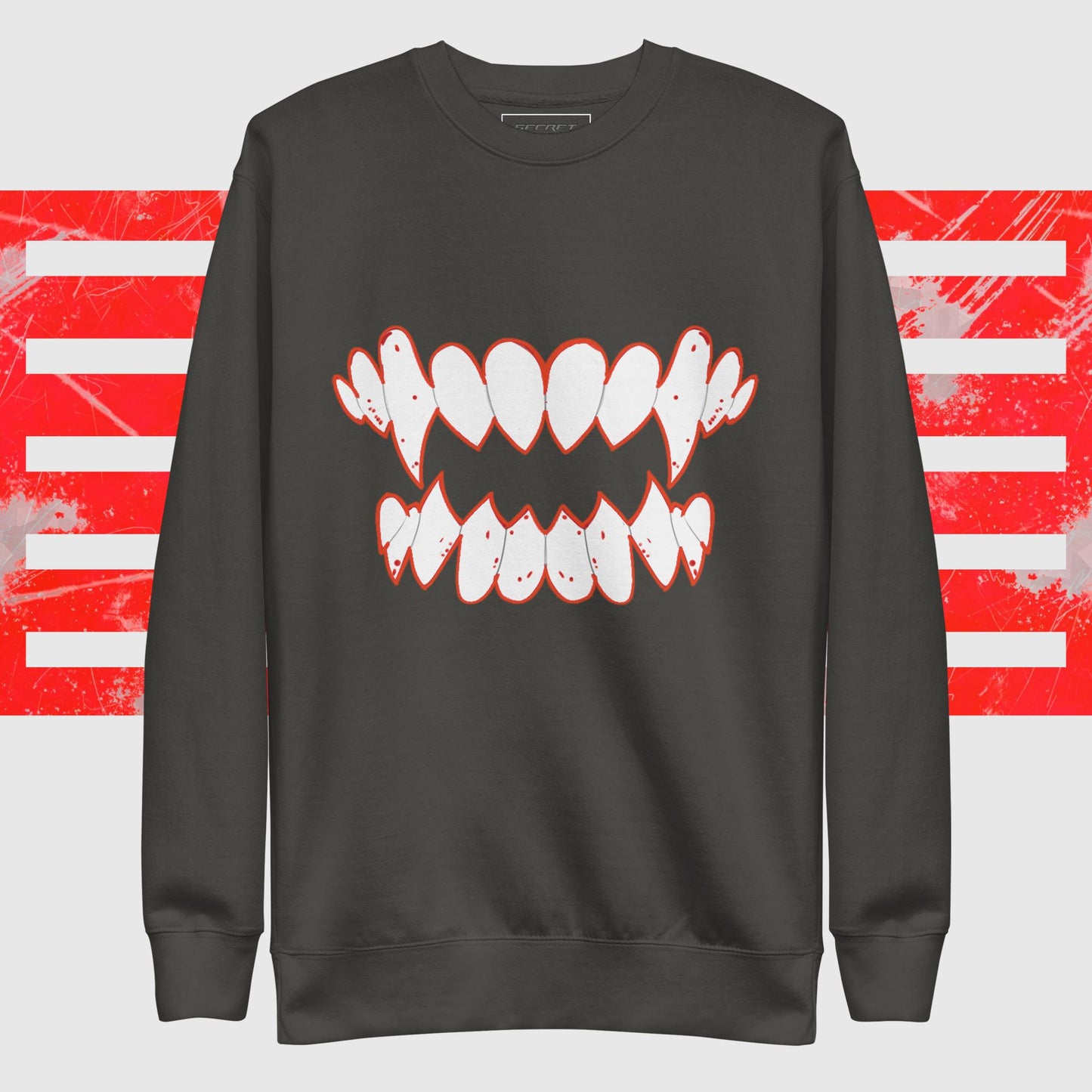 Halloween '24 Vamp Teeth Secret Level Original Sweatshirt