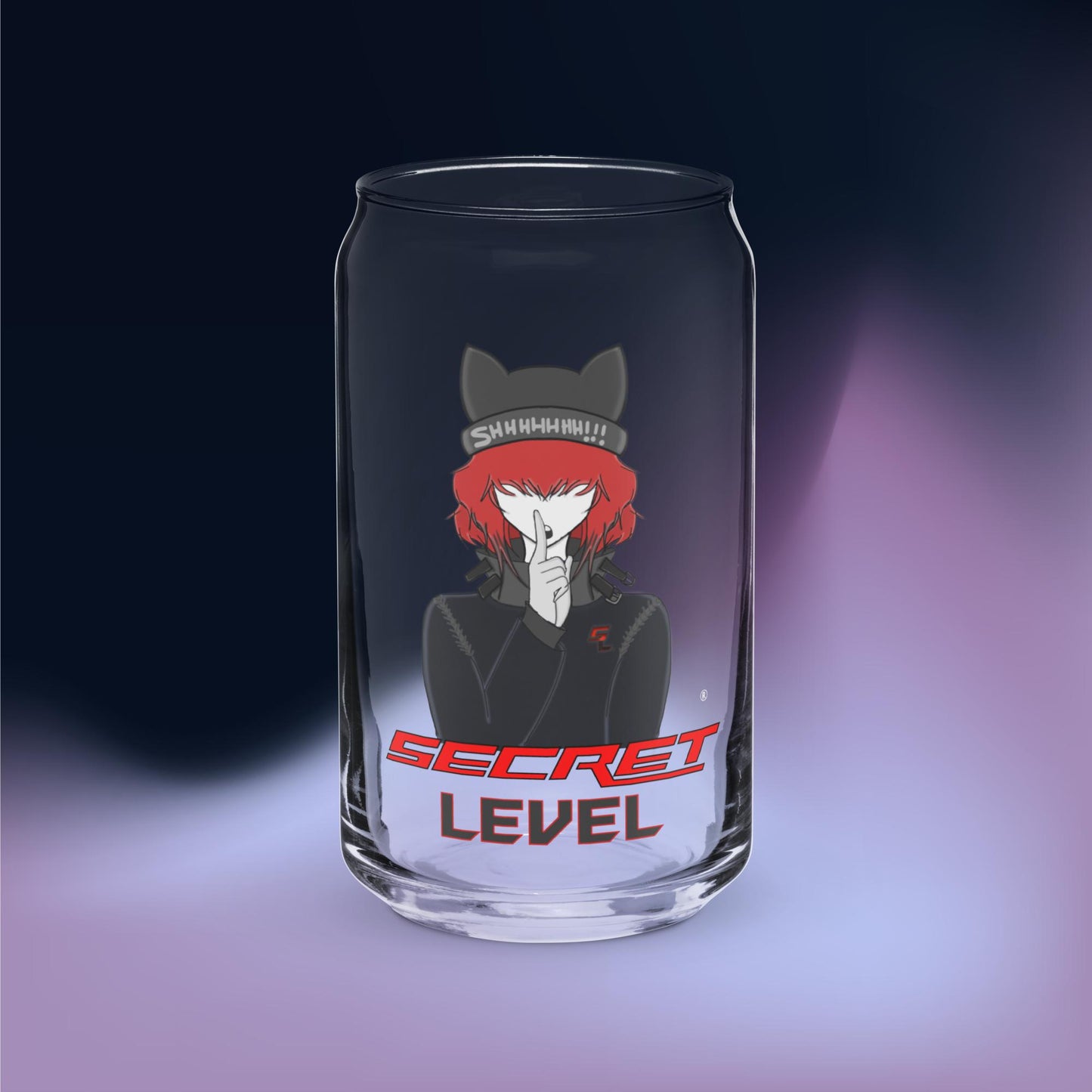 Secret Level Can-shaped glass